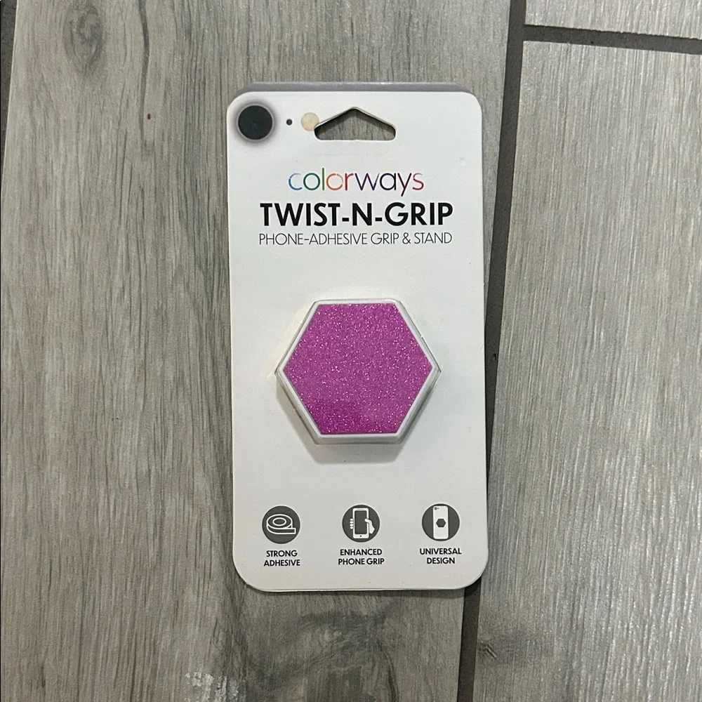 Twist-N-Grip Pink Phone Stand